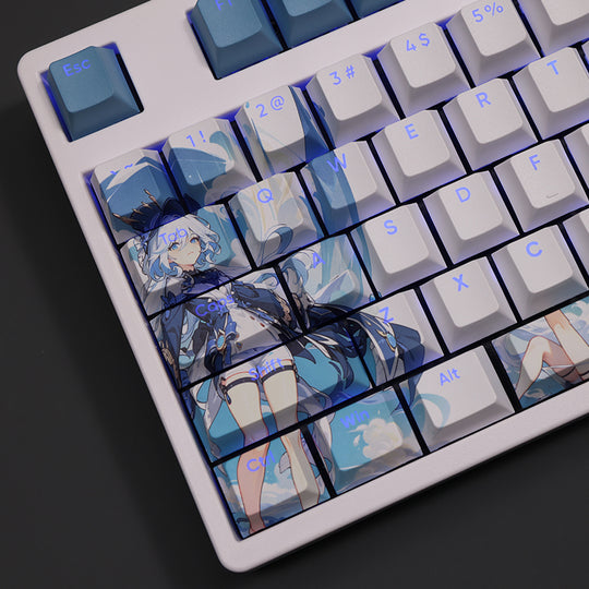 Genshin Focalors Keycaps Set