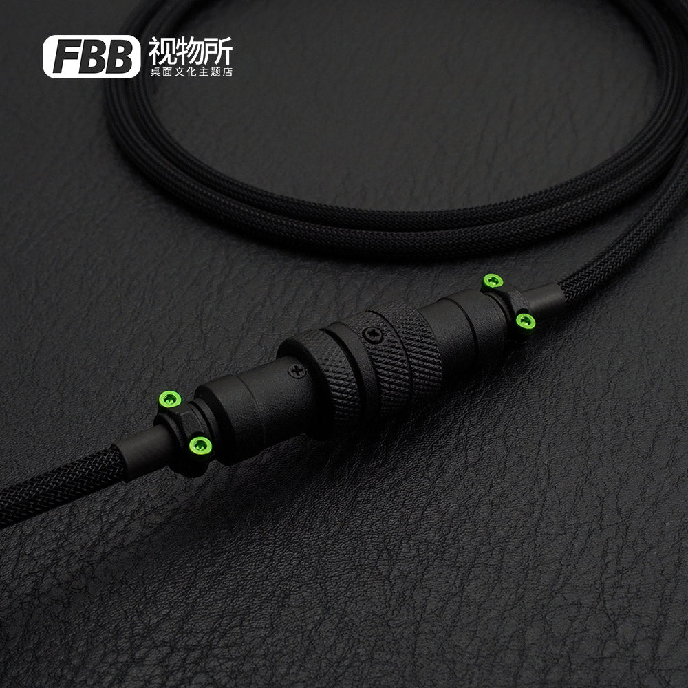 FBB Custom Coiled Aviator USB Cable 'JTK Griseann GP'