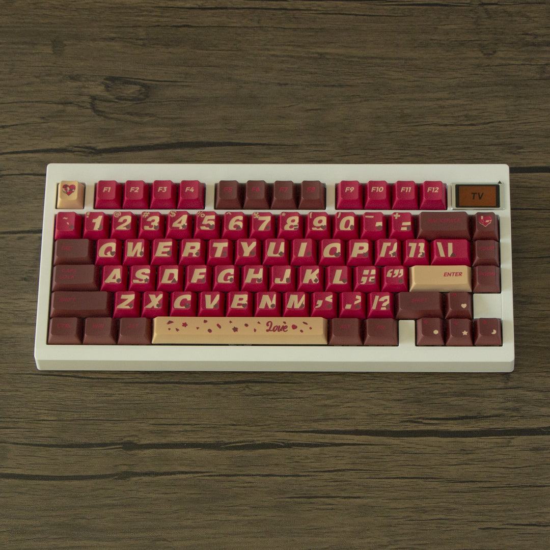 GMK81 Keyboard Liquor Chocolate