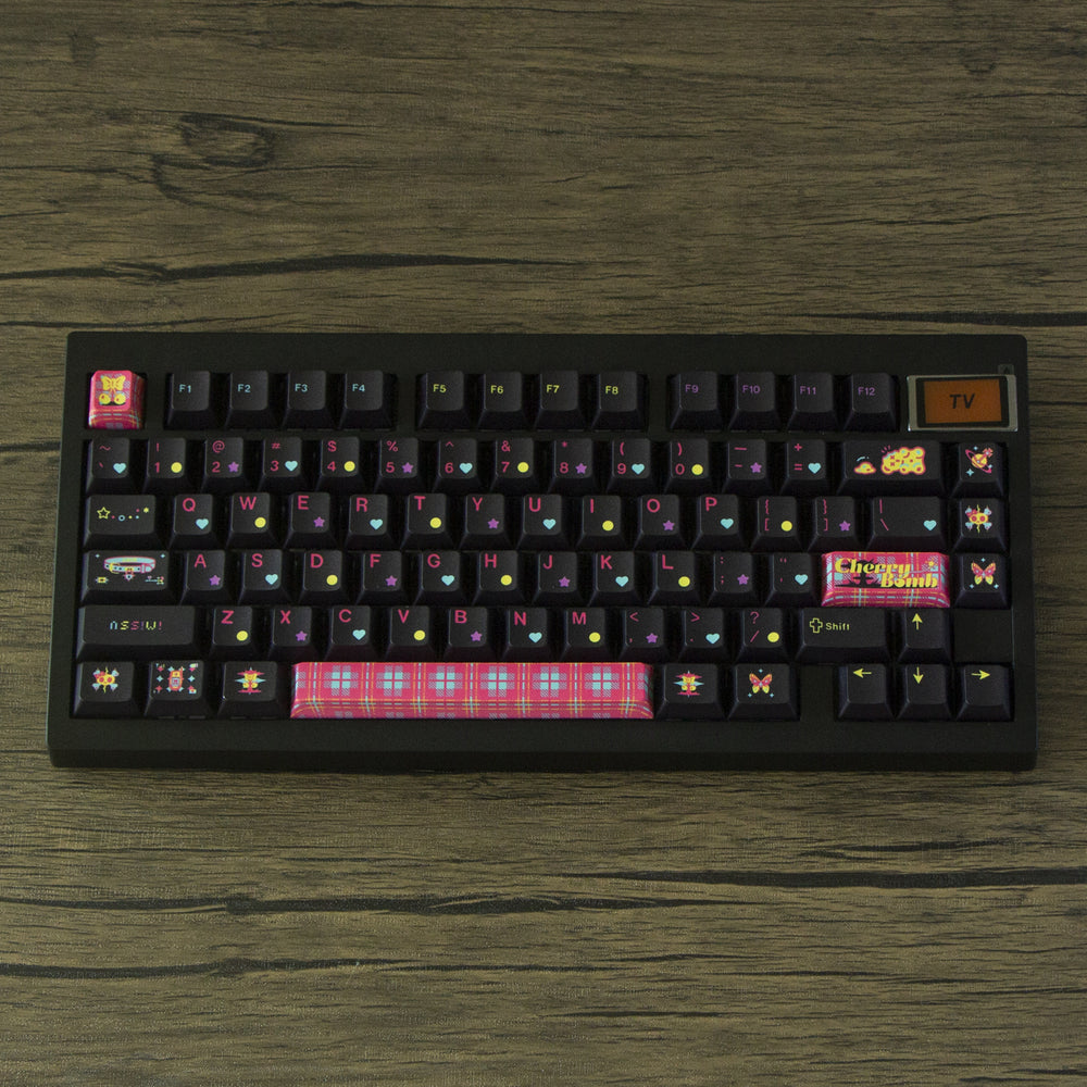 GMK81 Keyboard Cherrybomb Black