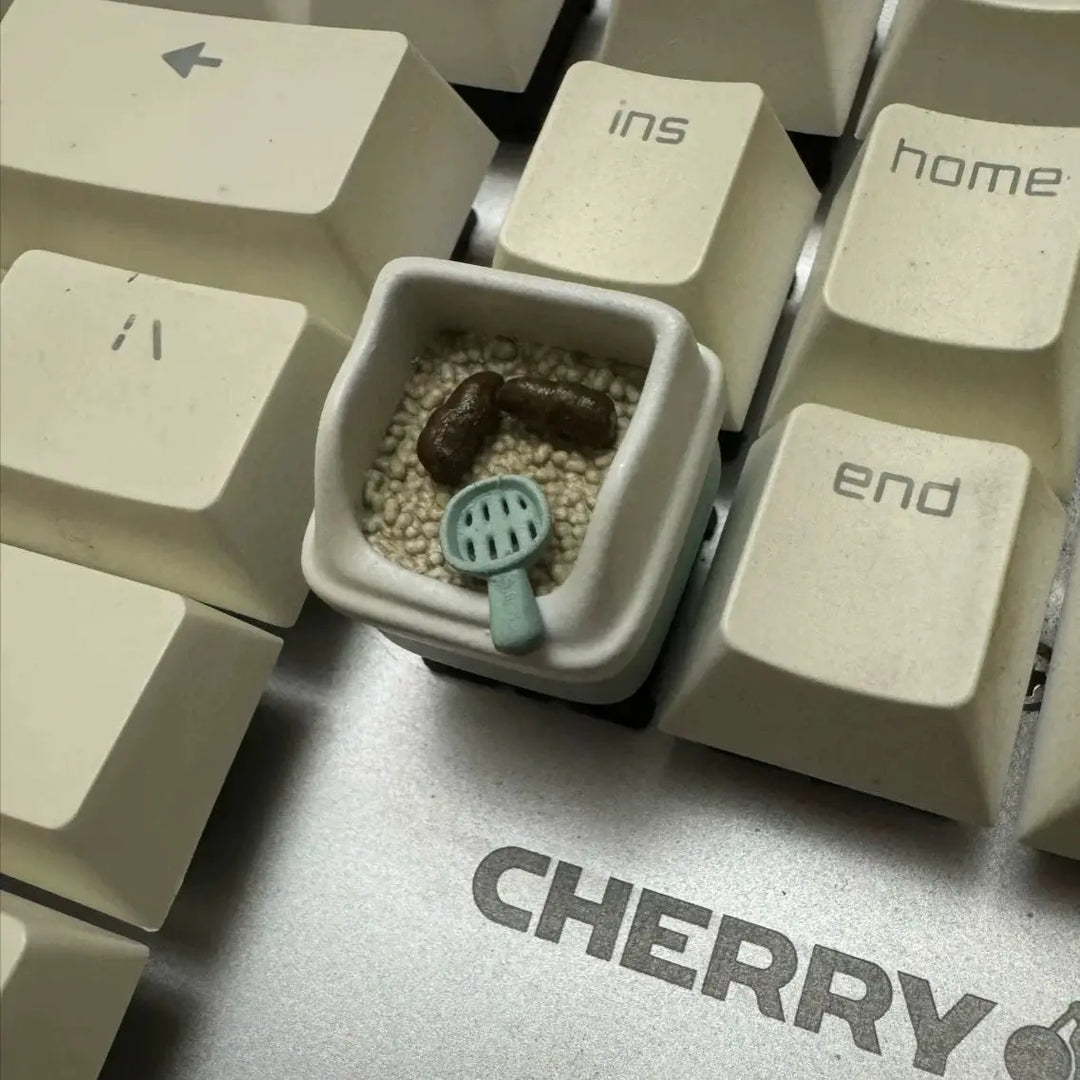 Litter Key Computer Finalkey Cat Litter Box Artisan Keycap