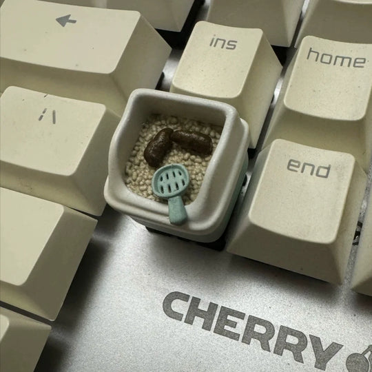 Finalkey Cat Litter Box Artisan Keycap