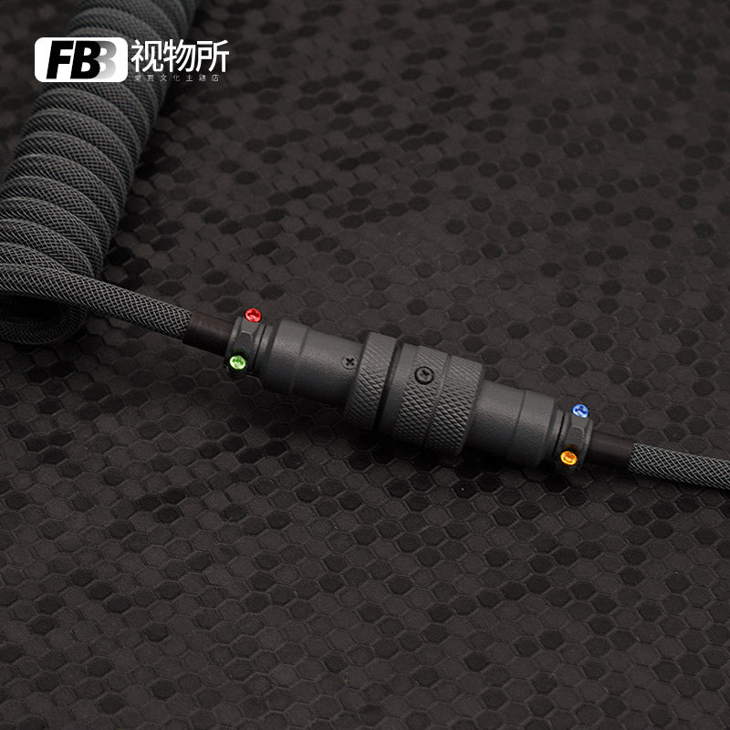 FBB Custom Coiled Aviator USB Cable 'Obilivion'