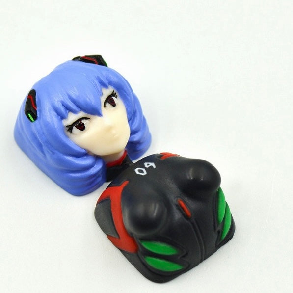 EVA-Ayanami Rei Artisan Keycaps