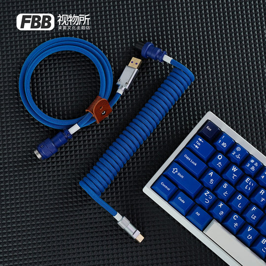 FBB Custom Coiled Aviator USB Cable 'Striker'