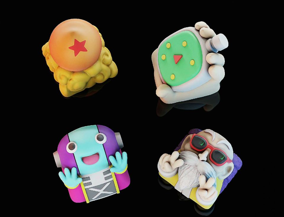 Dragon Ball Artisan Keycaps