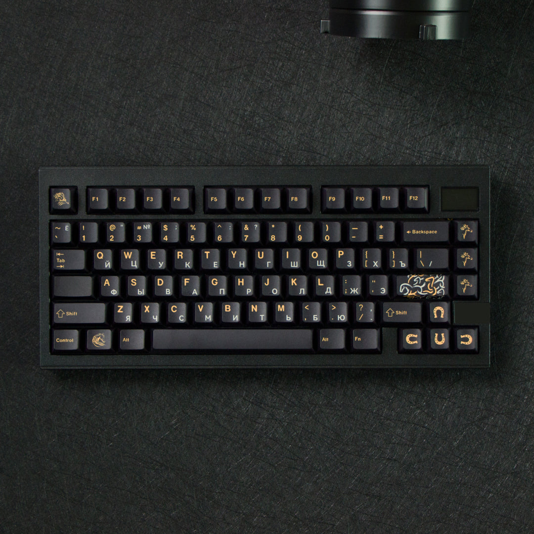 Finalkey 'Black Horse' Keycaps Set