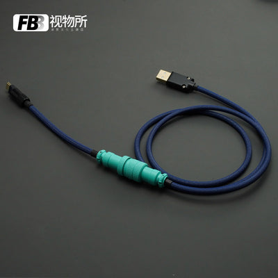 FBB Custom Coiled Aviator USB Cable 'Hammerhead'