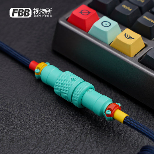 FBB Custom Coiled Aviator USB Cable 'Metropolis'