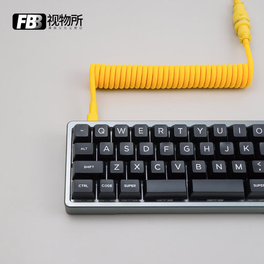 FBB Custom Coiled Aviator USB Cable 'Yellow'