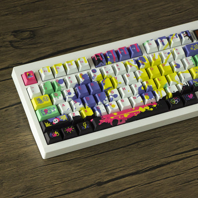 GMK81 Keyboard Graffiti White