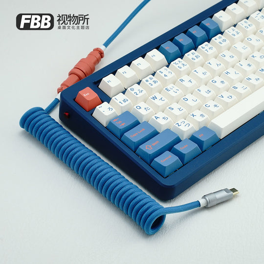 FBB Custom Coiled Aviator USB Cable 'GMK Bento'