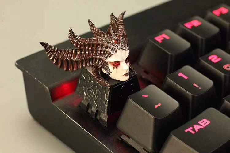 Diablo Lilith Artisan Keycaps