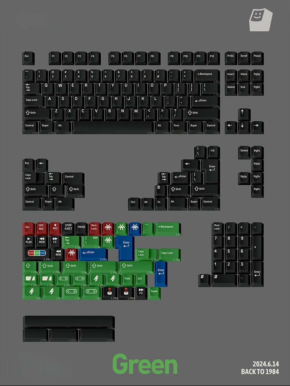 464-keycaps-set-Green-1