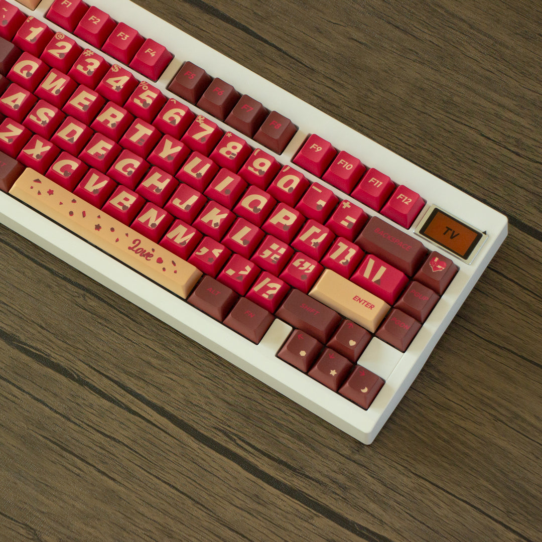 GMK81 Keyboard Liquor Chocolate