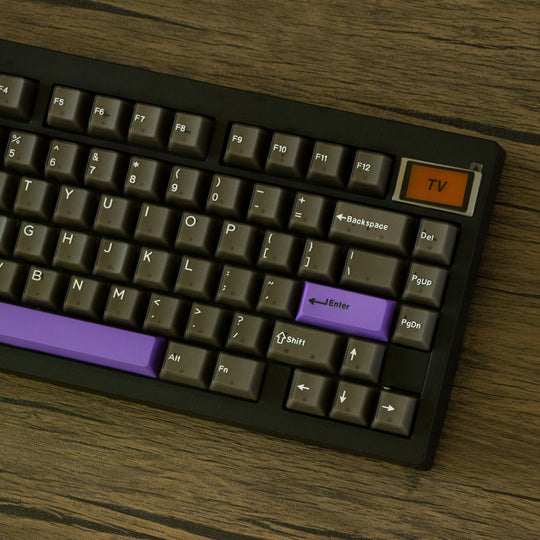 GMK81 Keyboard Black Purple