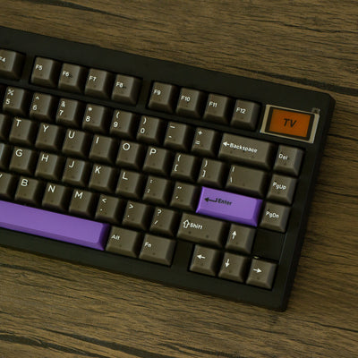 GMK81 Keyboard Black Purple