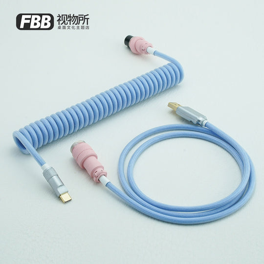 FBB Custom Coiled Aviator USB Cable 'Bubble'