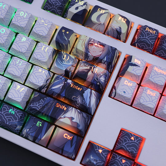 Honkai: Star Rail Jingliu Keycaps Set