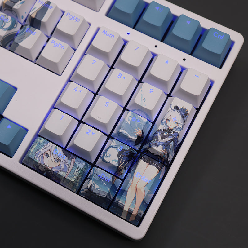 Genshin Focalors Keycaps Set