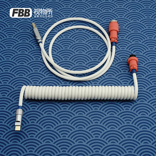 FBB Custom Coiled Aviator USB Cable 'GMK Bento'