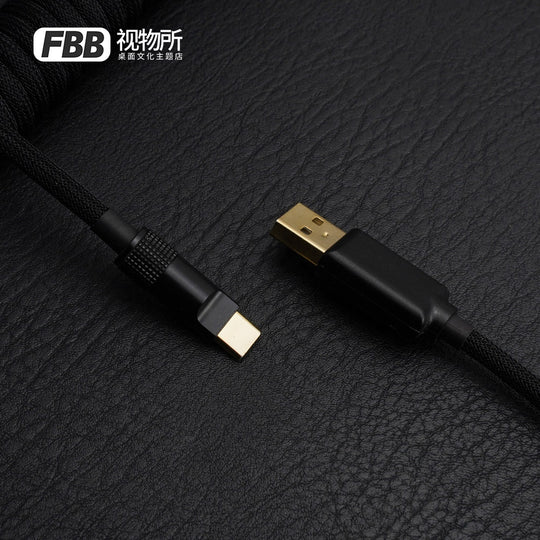 FBB Custom Coiled Aviator USB Cable 'JTK Griseann GP'