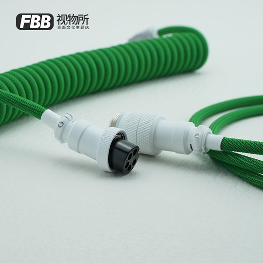 FBB Custom Coiled Aviator USB Cable 'Shan Shui'