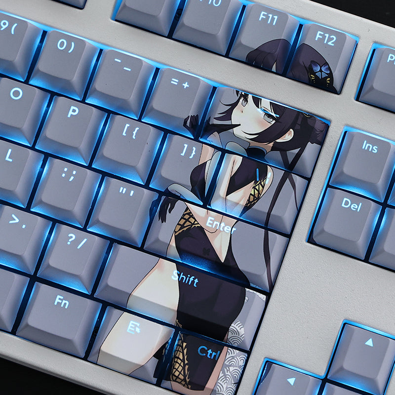 Blue Archive Kisaki Keycaps Set