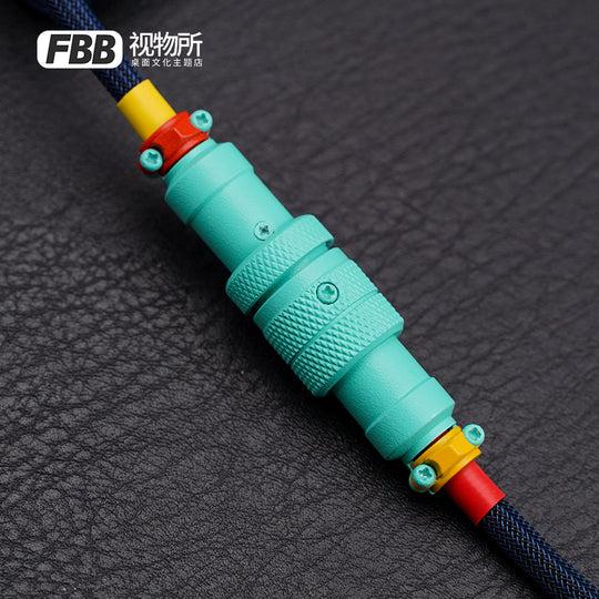 FBB Custom Coiled Aviator USB Cable 'Metropolis'