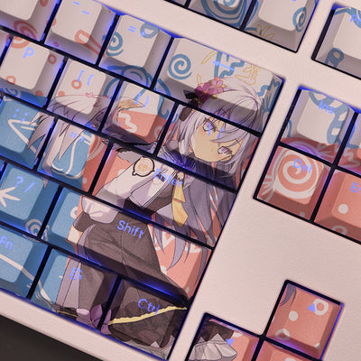 Blue Archive Shirasu Azusa Keycaps Set