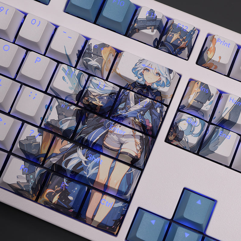 Genshin Focalors Keycaps Set