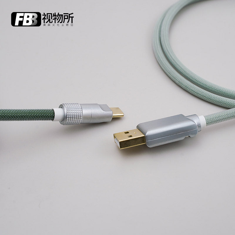 FBB Custom Coiled Aviator USB Cable 'Botanical'