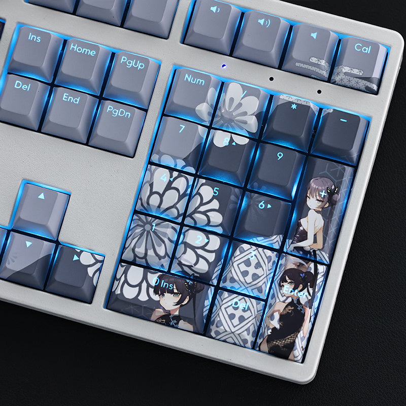 Blue Archive Kisaki Keycaps Set