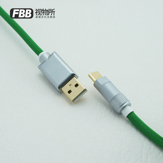 FBB Custom Coiled Aviator USB Cable 'Shan Shui'