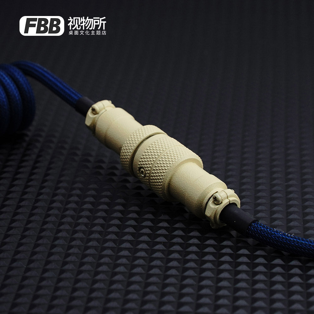 FBB Custom Coiled Aviator USB Cable 'Matrix-01'