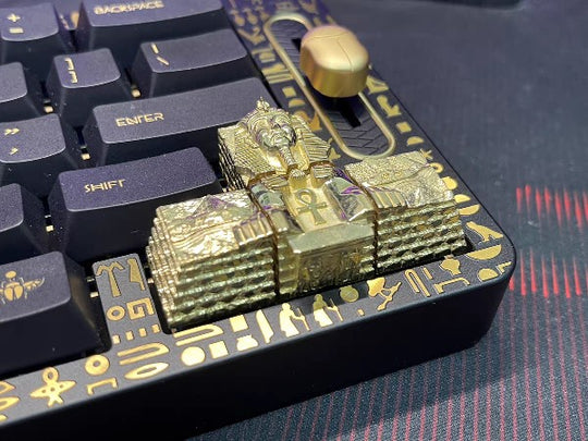 Pharaoh Egyptian Pyramid Artisan Keycaps