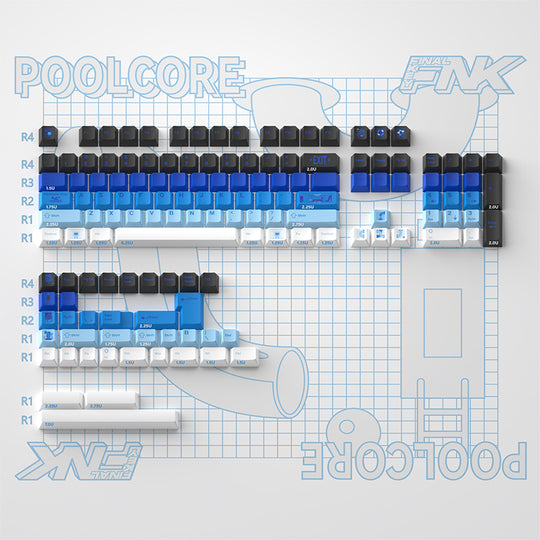 Finalkey Poolcore Keycaps Set