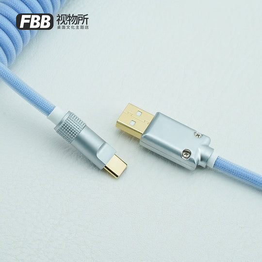 FBB Custom Coiled Aviator USB Cable 'Bubble'