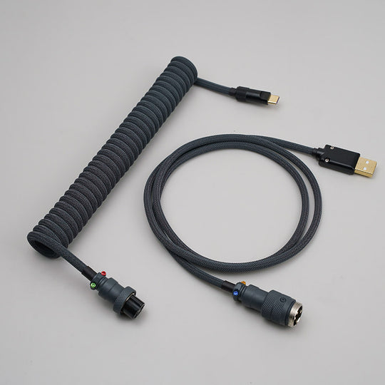 FBB Custom Coiled Aviator USB Cable 'Obilivion'