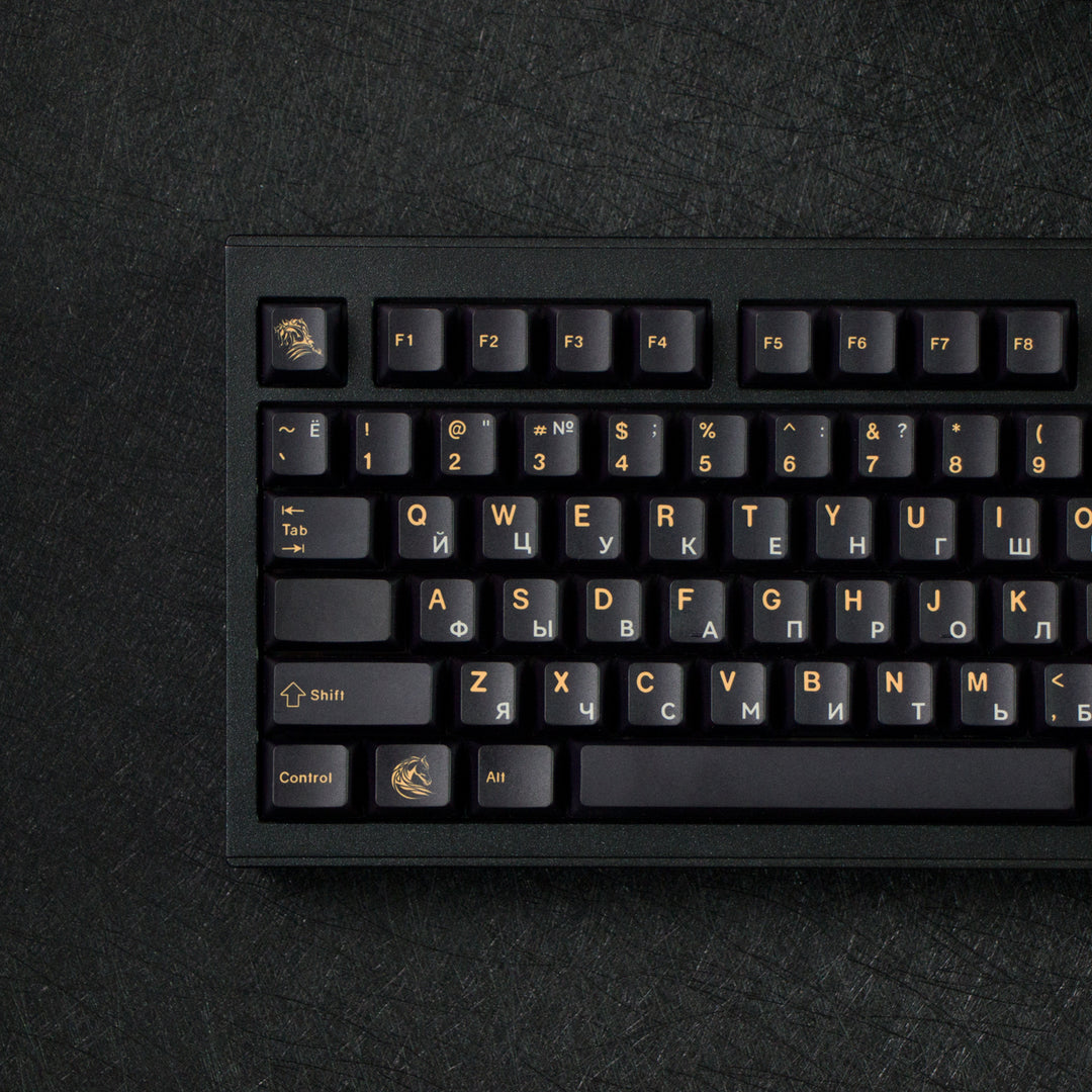 Finalkey 'Black Horse' Keycaps Set