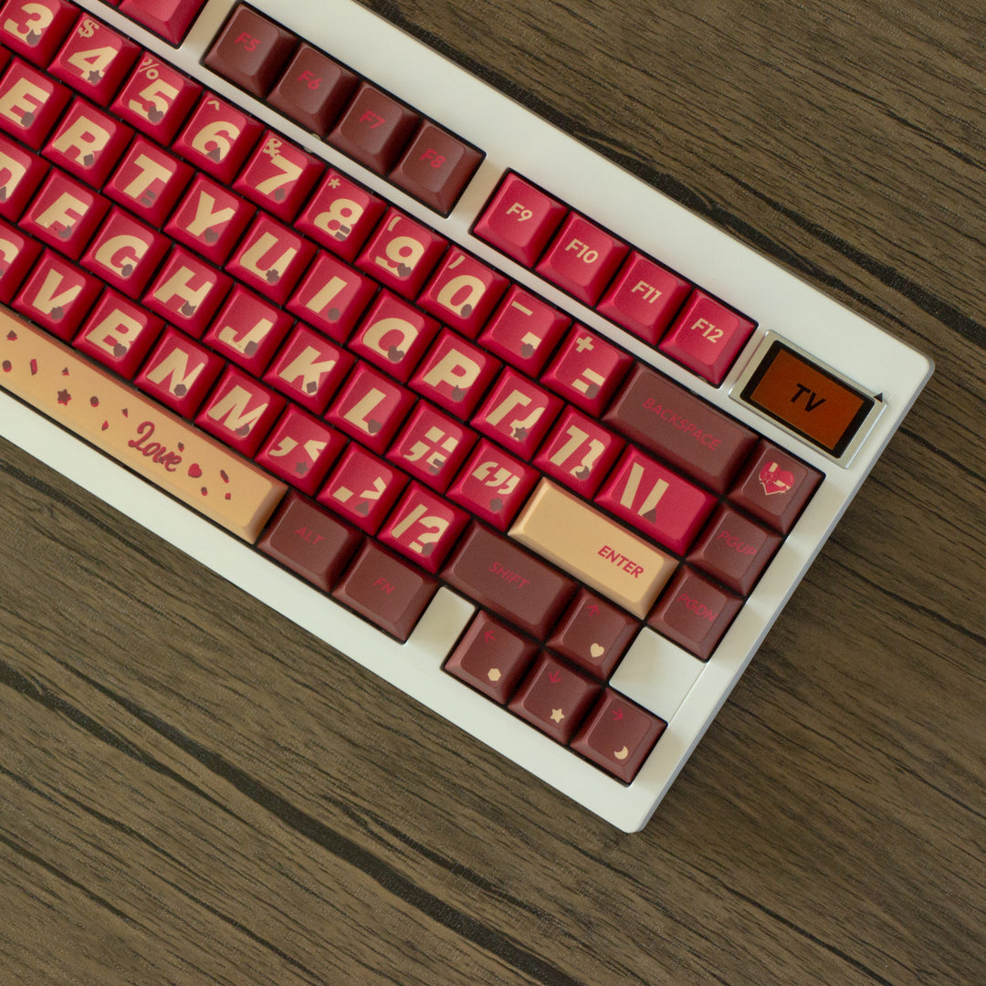 GMK81 Keyboard Liquor Chocolate