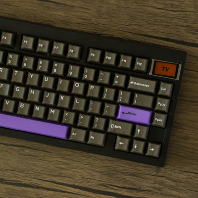 GMK81 Keyboard Black Purple