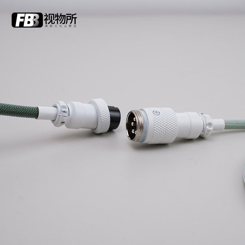 FBB Custom Coiled Aviator USB Cable 'Botanical'