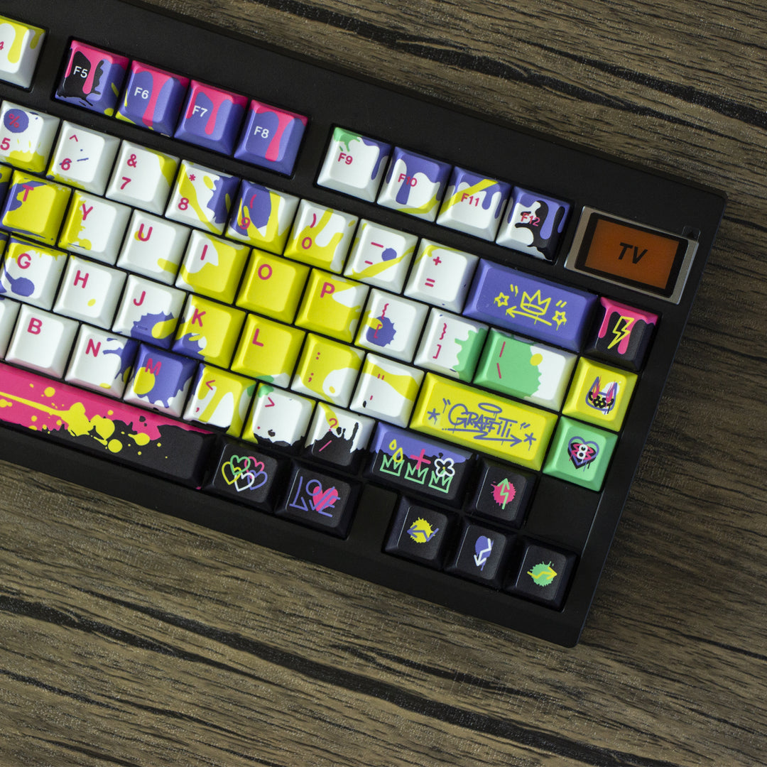 GMK81 Keyboard Graffiti Black