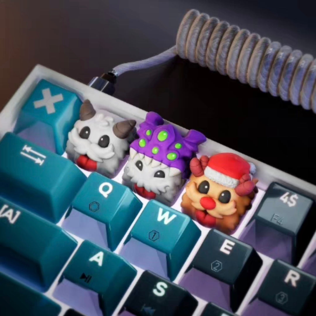 League of Legends 'Poro' Artisan Keycaps