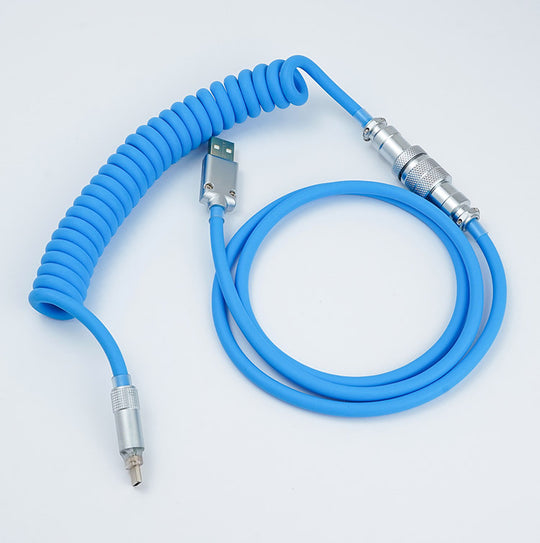 FBB Custom Coiled Aviator RGB USB Cable