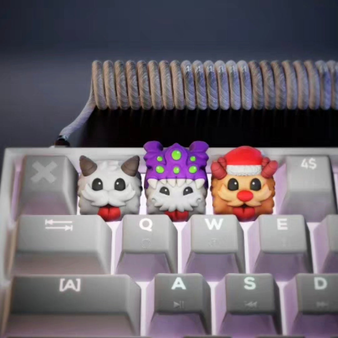 League of Legends 'Poro' Artisan Keycaps