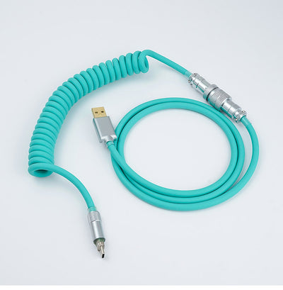 FBB Custom Coiled Aviator RGB USB Cable