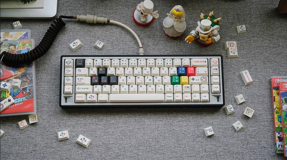 Childish style keycaps showcase