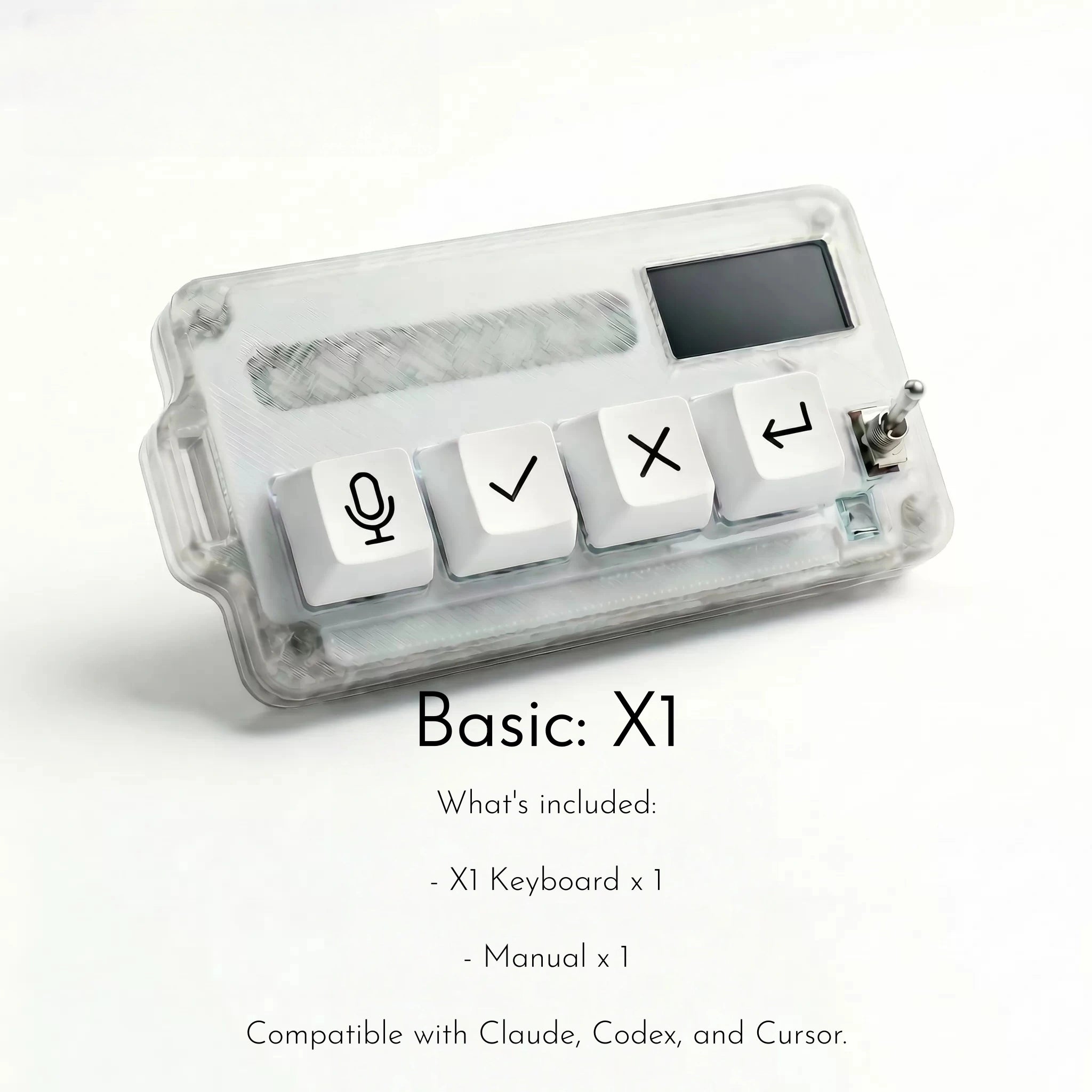 Finalkey x AhaKey X1 Vibe Coding Macro Keyboard Finalkey